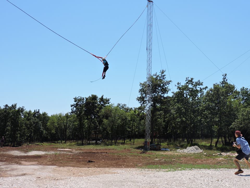 human slingshot